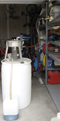 wvo designs raw power centrifuge ready to filter oil