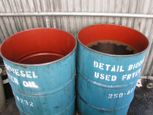 Restaraunt Oil Drums