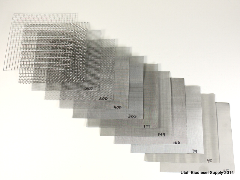 Stainless Steel Mesh Size Chart